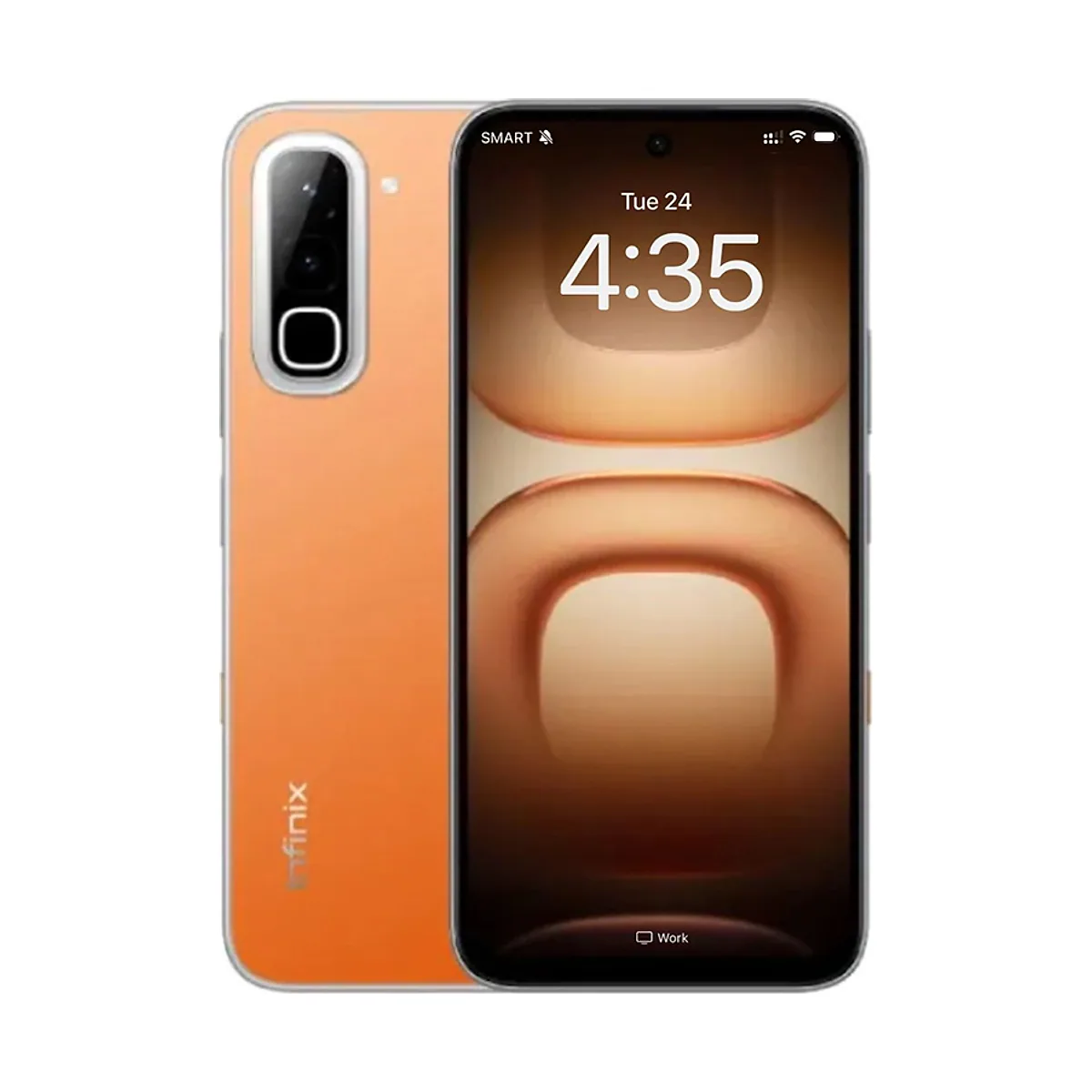 Infinix Hot 70 in Thermo Orange