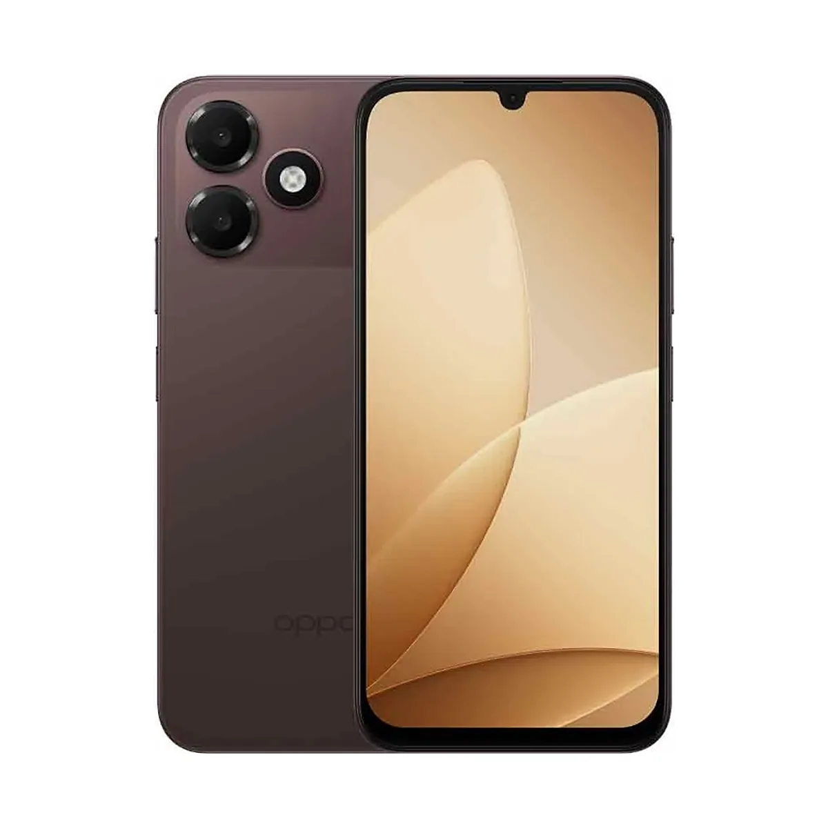 Oppo A6c in Stone Brown