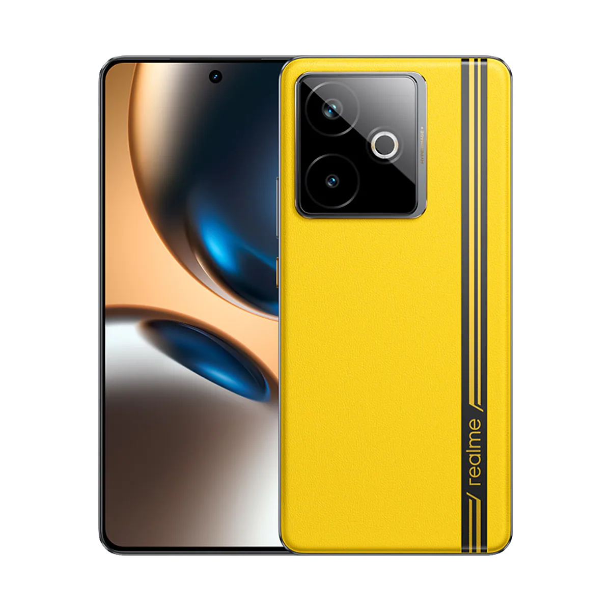 Realme GT 7T in Racing Yellow