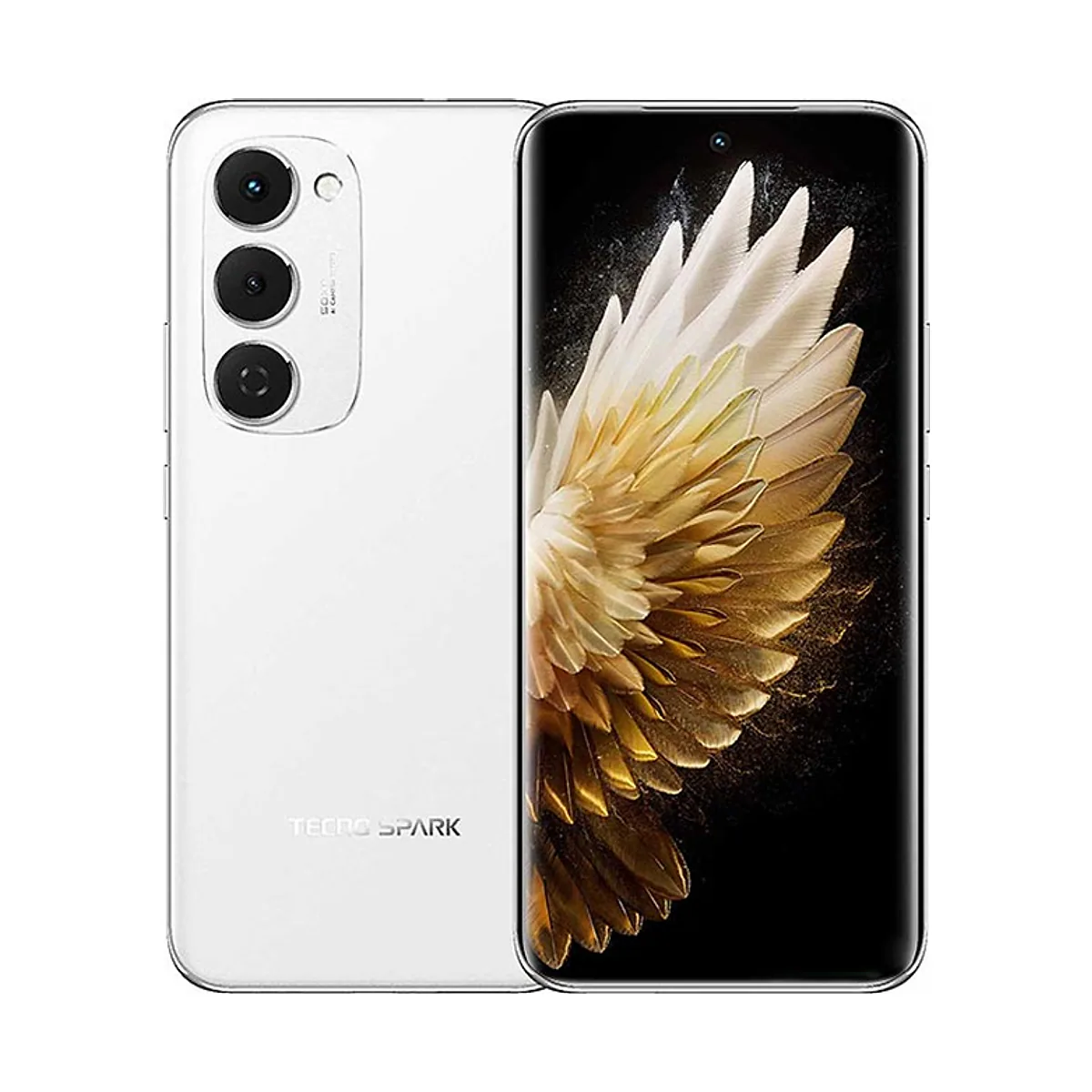 Tecno Spark 40 Pro Plus in Aurora White